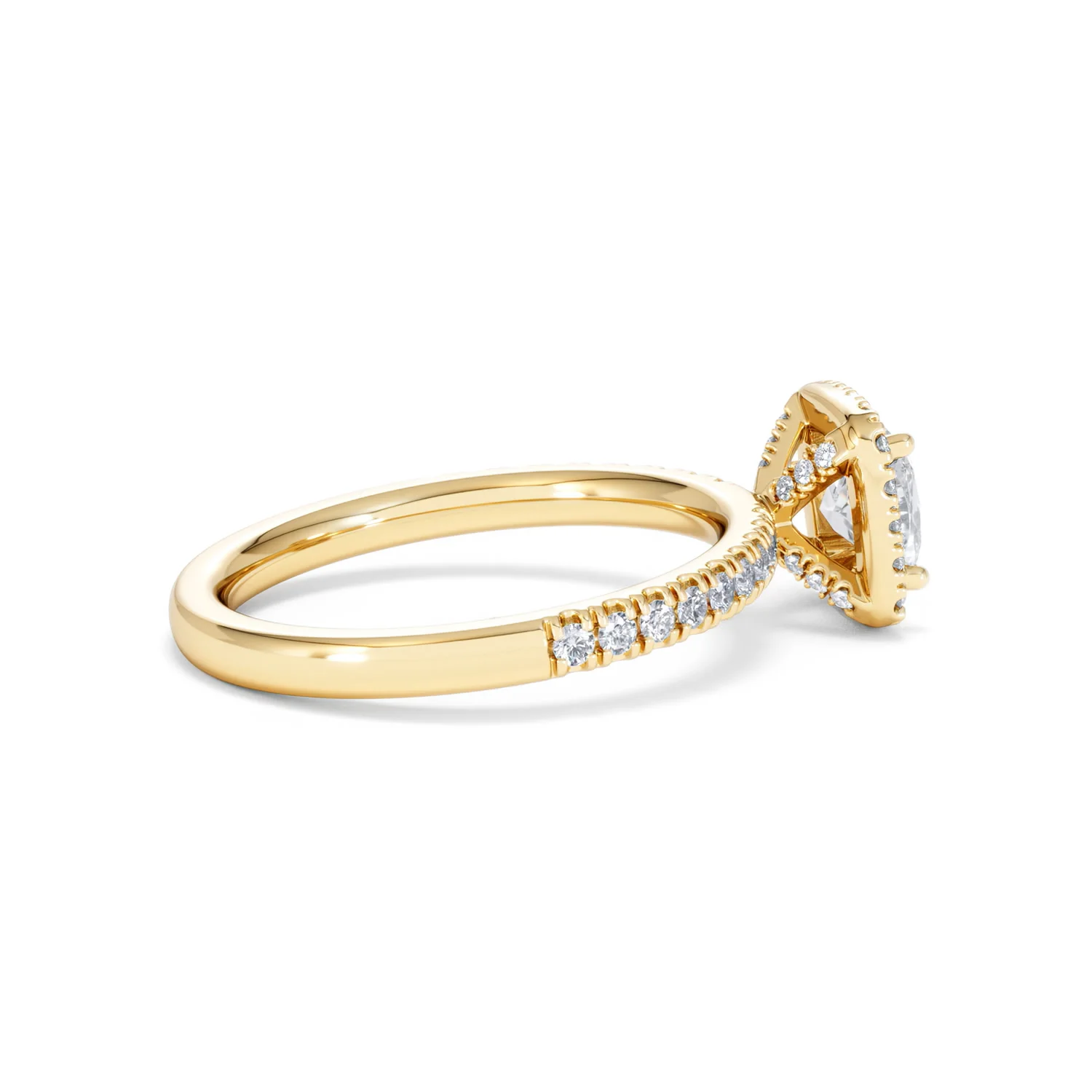 Beatrice GIA Diamond Halo Engagement Ring in 18K Gold 1.25ct G/SI2 - Image 31