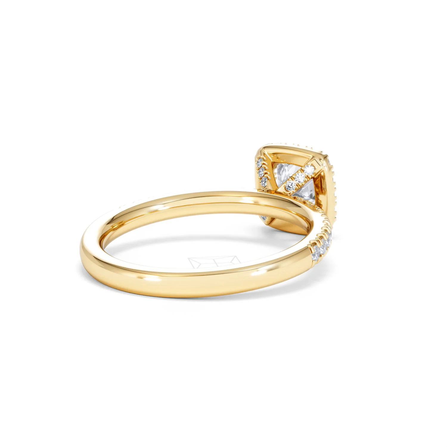 Beatrice GIA Diamond Halo Engagement Ring in 18K Gold 1.25ct G/SI2 - Image 40