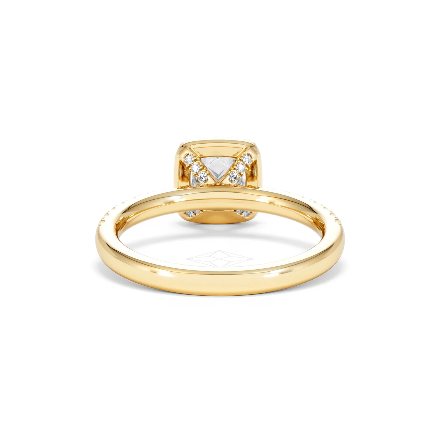 Beatrice GIA Diamond Halo Engagement Ring in 18K Gold 1.25ct G/SI2 - Image 48