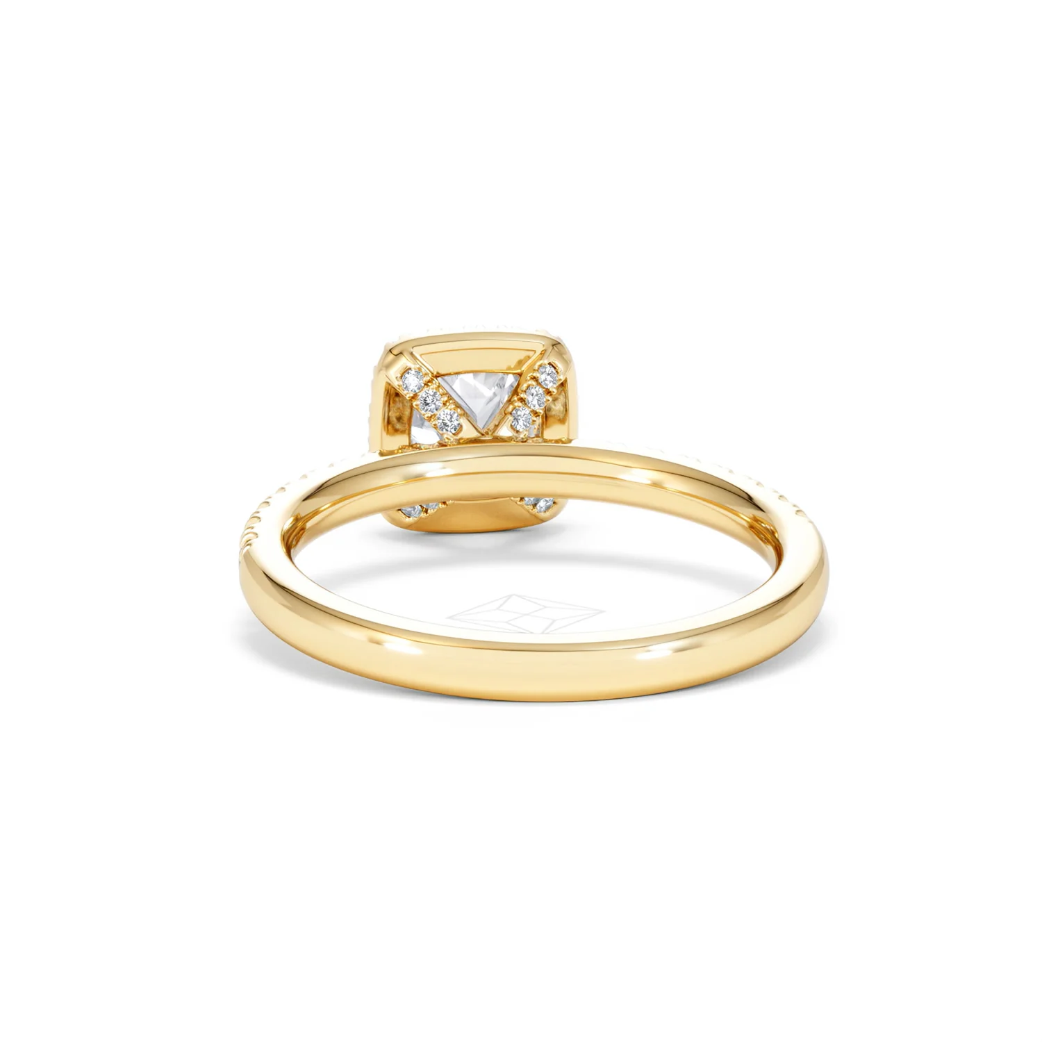 Beatrice GIA Diamond Halo Engagement Ring in 18K Gold 1.25ct G/SI2 - Image 50