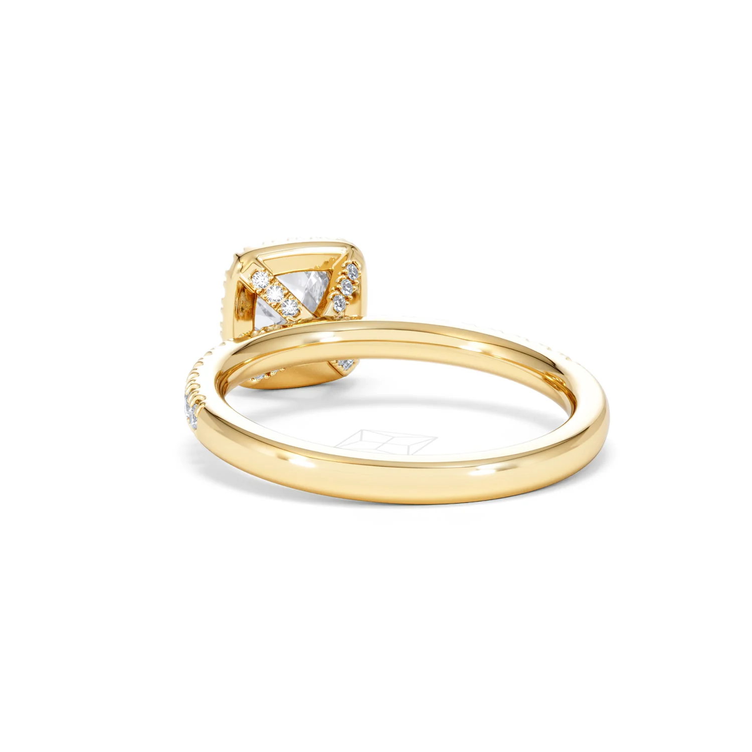 Beatrice GIA Diamond Halo Engagement Ring in 18K Gold 1.25ct G/SI2 - Image 53