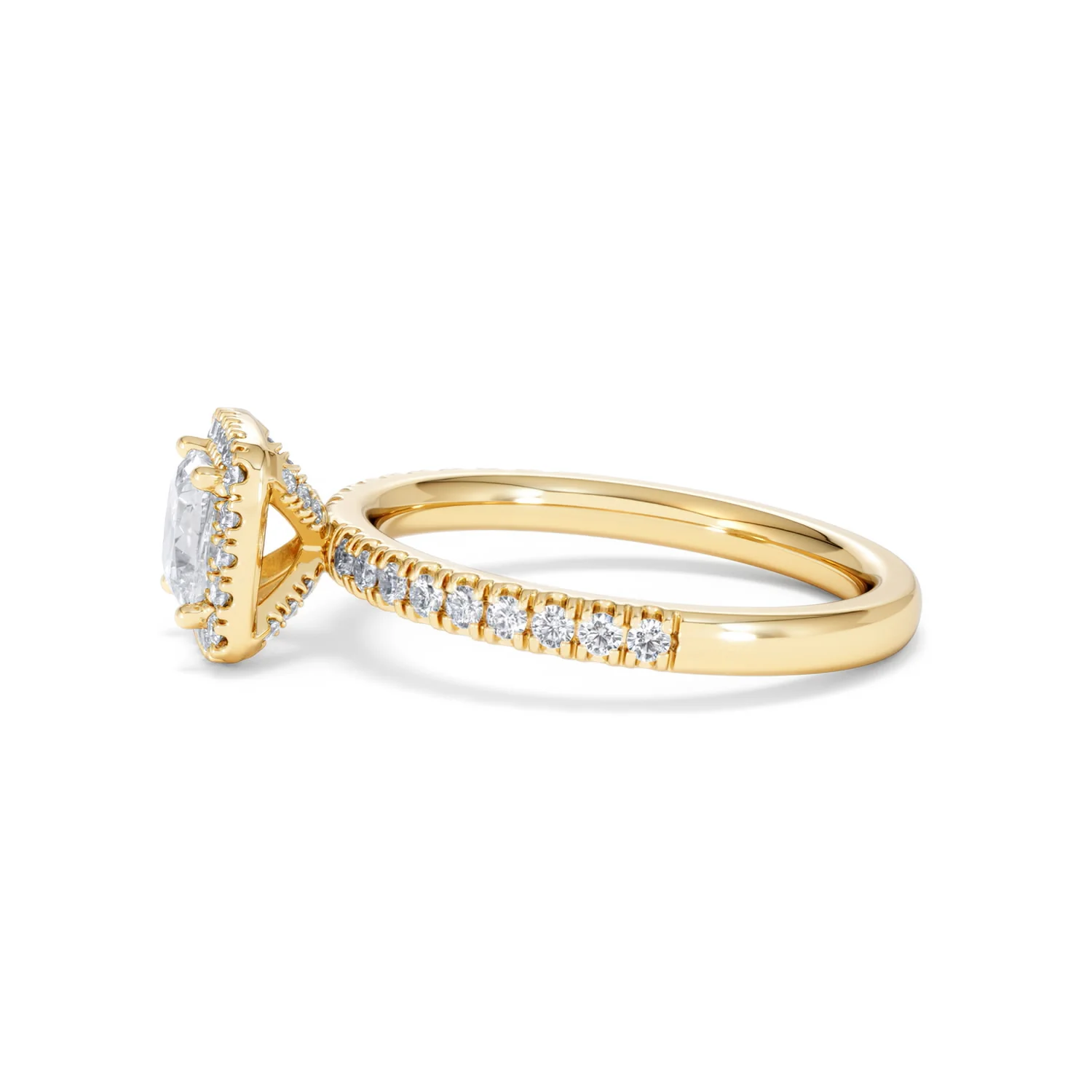 Beatrice GIA Diamond Halo Engagement Ring in 18K Gold 1.25ct G/SI2 - Image 70