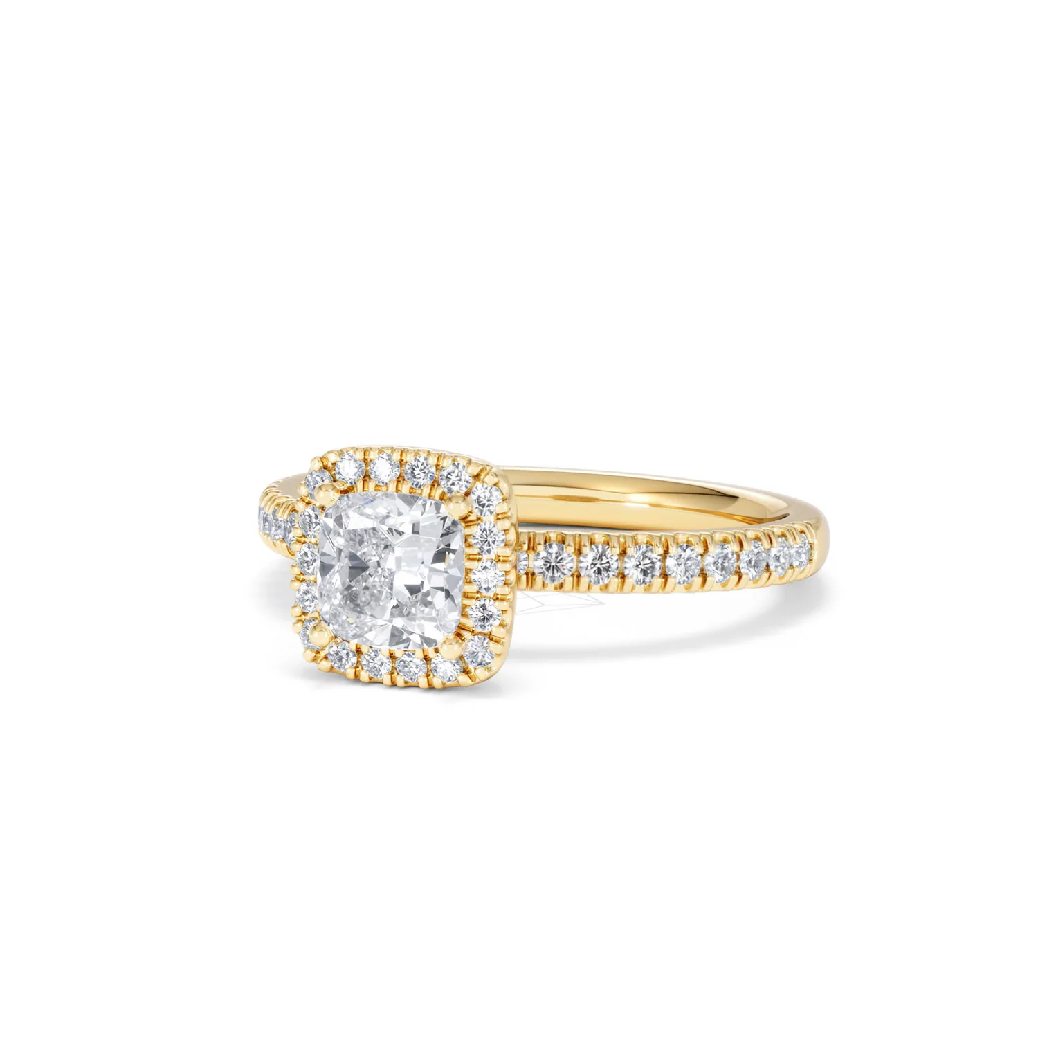Beatrice GIA Diamond Halo Engagement Ring in 18K Gold 1.25ct G/SI2 - Image 83