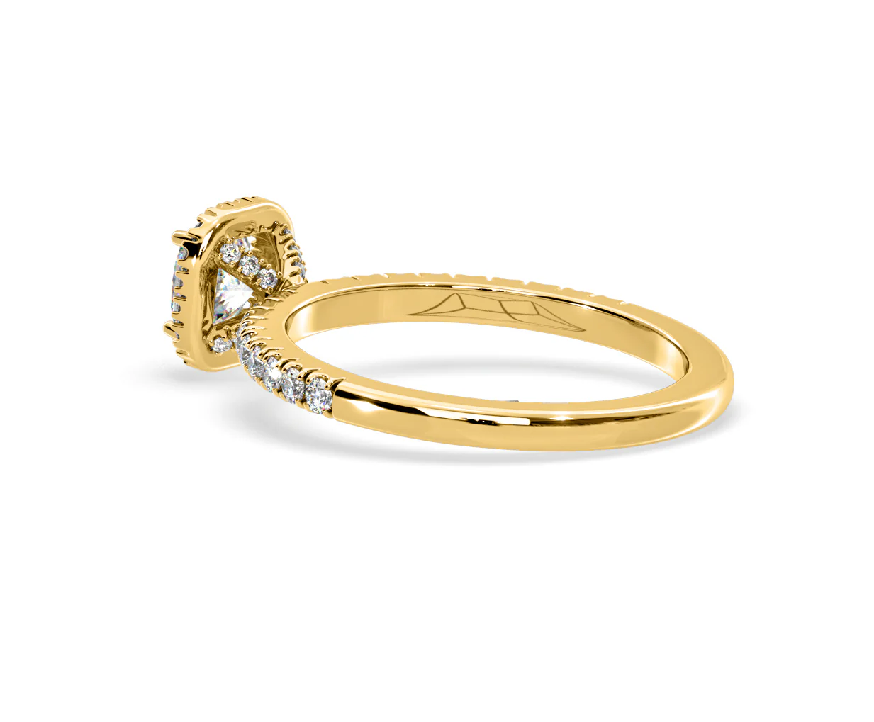 Beatrice Diamond Halo Engagement Ring in 18K Gold 1ct G/SI2 - Image 116