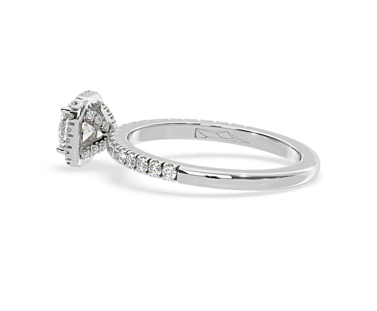 Beatrice GIA Diamond Halo Engagement Ring in Platinum 1.25ct G/SI2 - Image 112