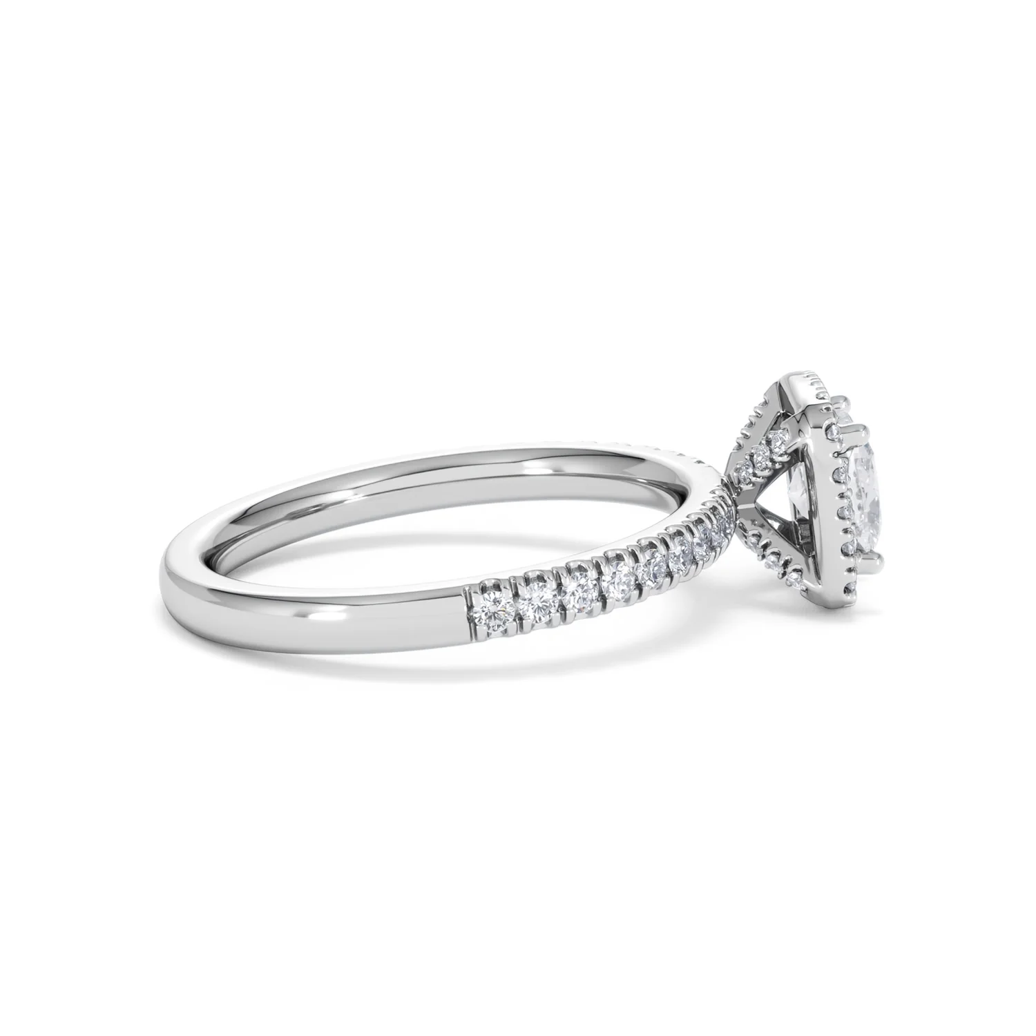 Beatrice GIA Diamond Halo Engagement Ring in Platinum 1.25ct G/SI2 - Image 29