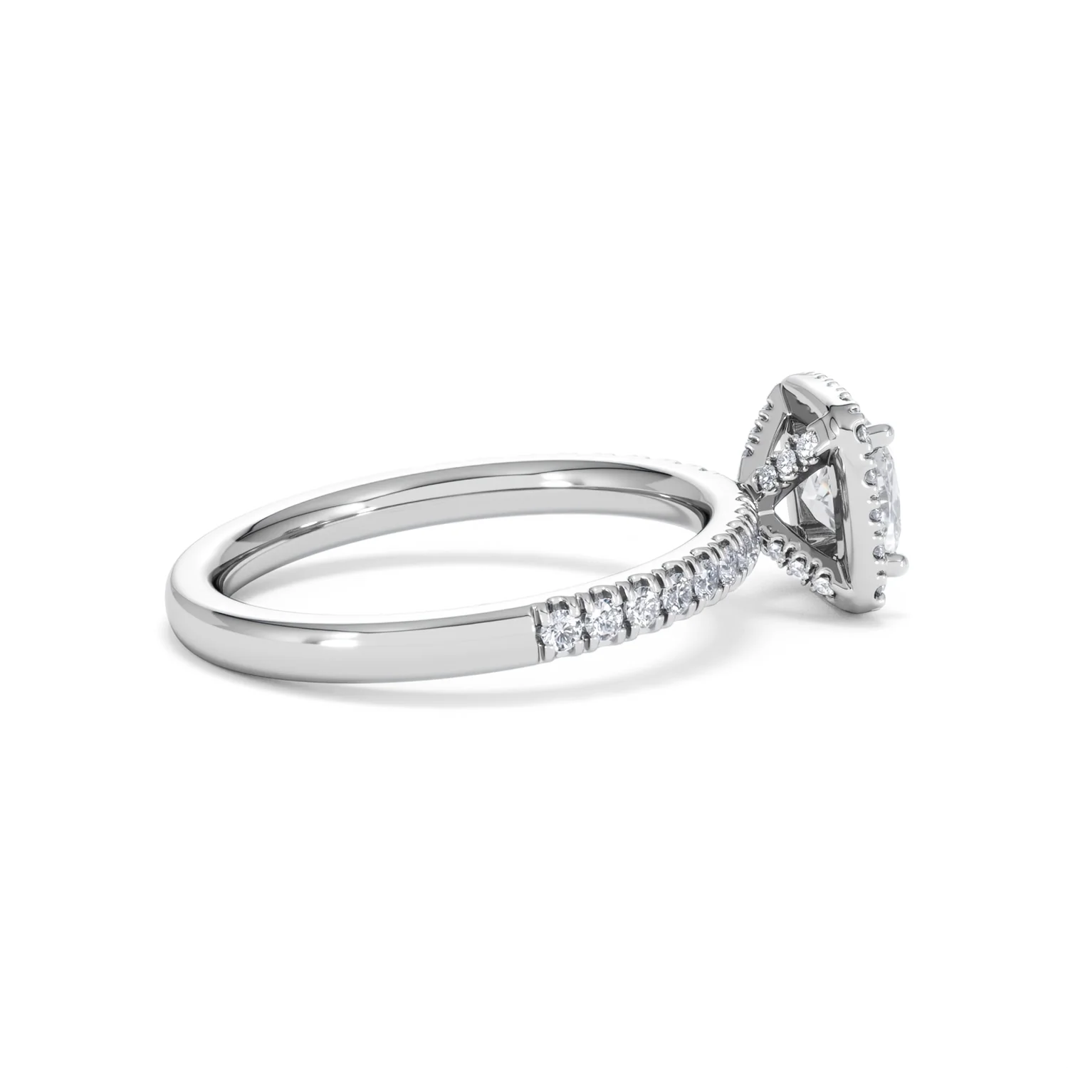 Beatrice GIA Diamond Halo Engagement Ring in Platinum 1.25ct G/SI2 - Image 31