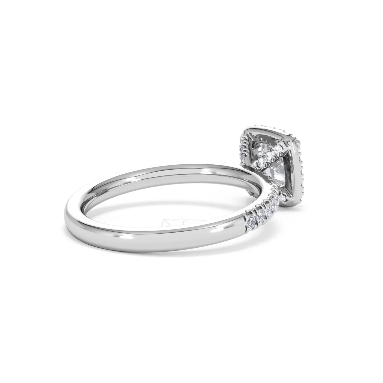 Beatrice GIA Diamond Halo Engagement Ring in Platinum 1.25ct G/SI2 - Image 37