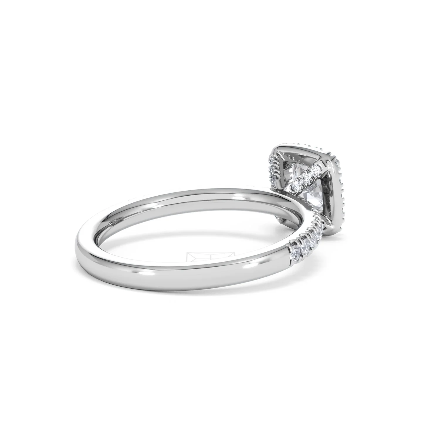 Beatrice GIA Diamond Halo Engagement Ring in Platinum 1.25ct G/SI2 - Image 38