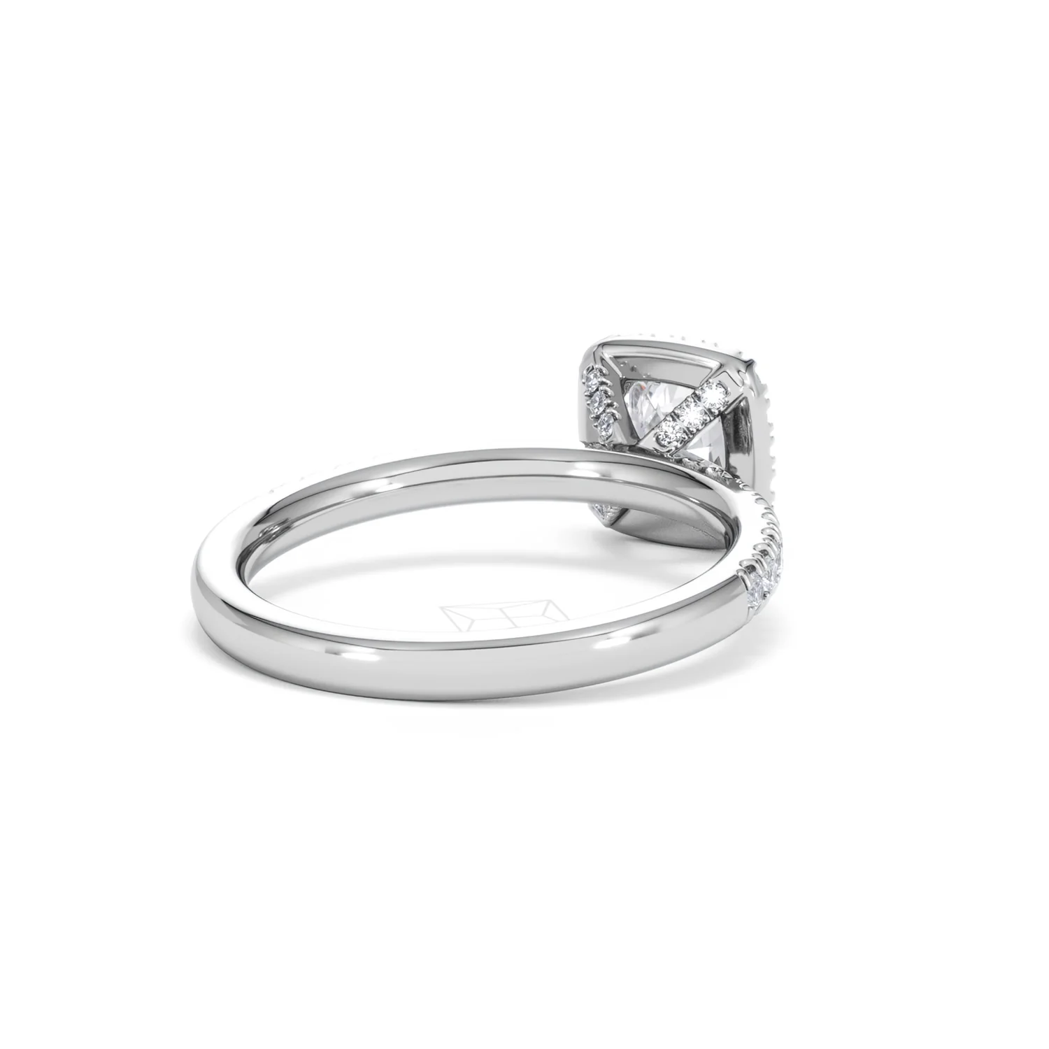 Beatrice GIA Diamond Halo Engagement Ring in Platinum 1.25ct G/SI2 - Image 41