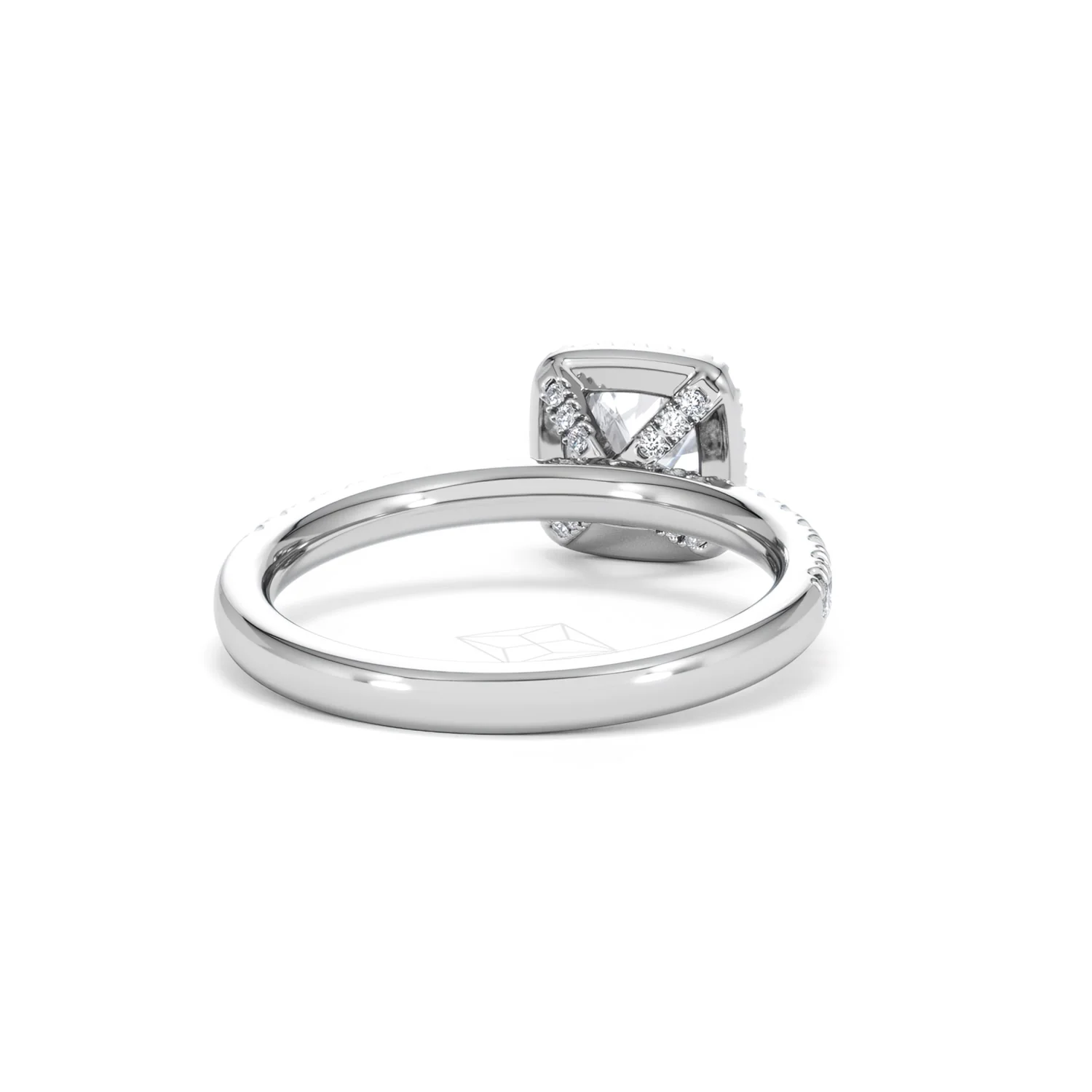 Beatrice GIA Diamond Halo Engagement Ring in Platinum 1.25ct G/SI2 - Image 44