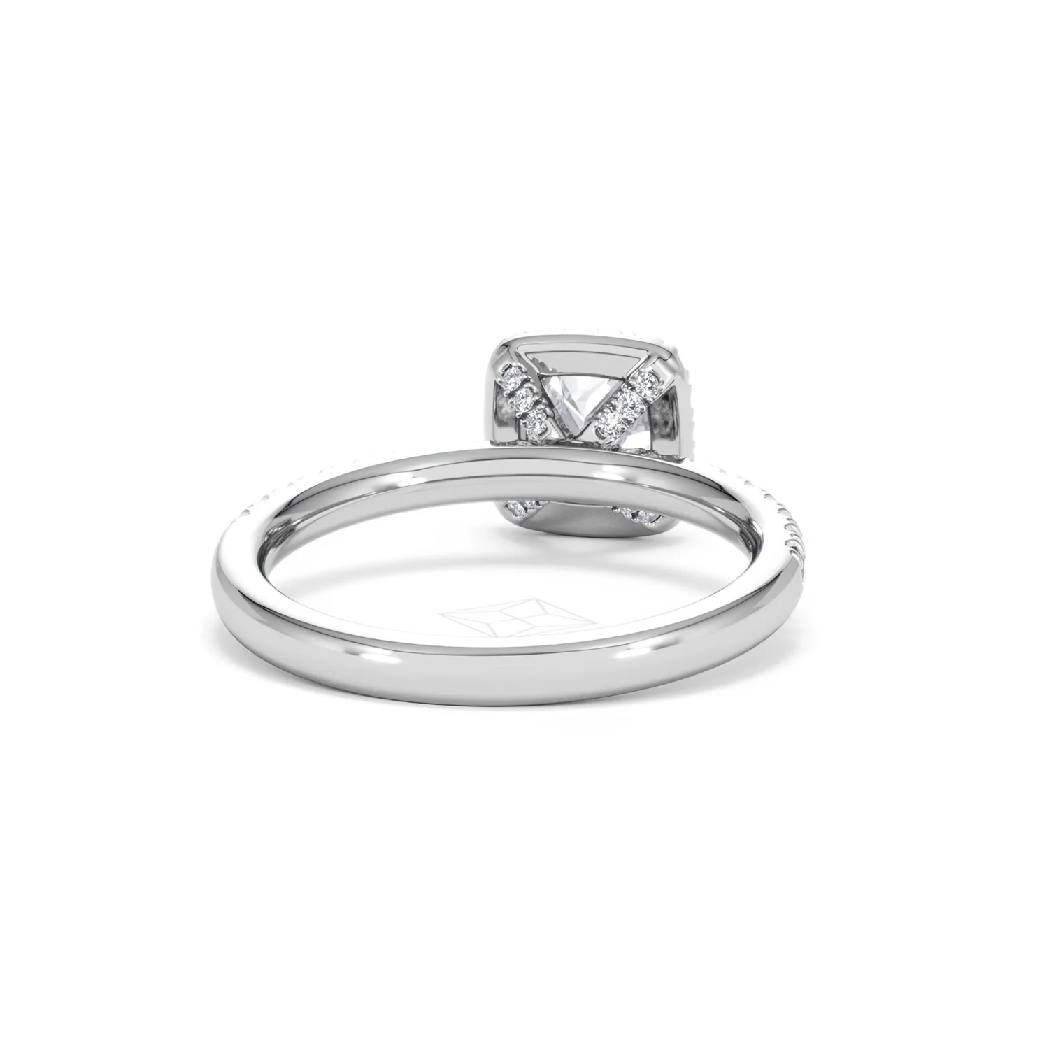 Beatrice GIA Diamond Halo Engagement Ring in Platinum 1.25ct G/SI2 - Image 45