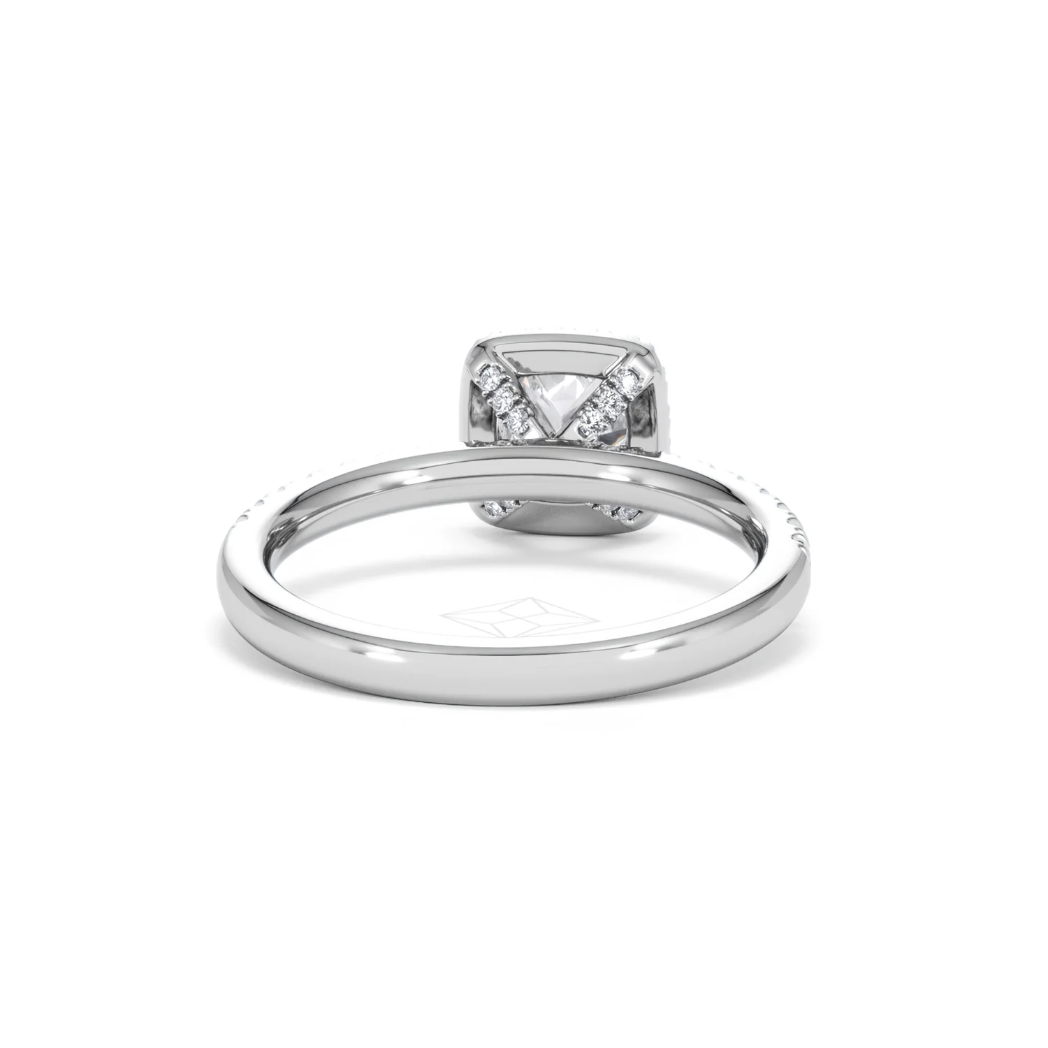 Beatrice GIA Diamond Halo Engagement Ring in Platinum 1.25ct G/SI2 - Image 46