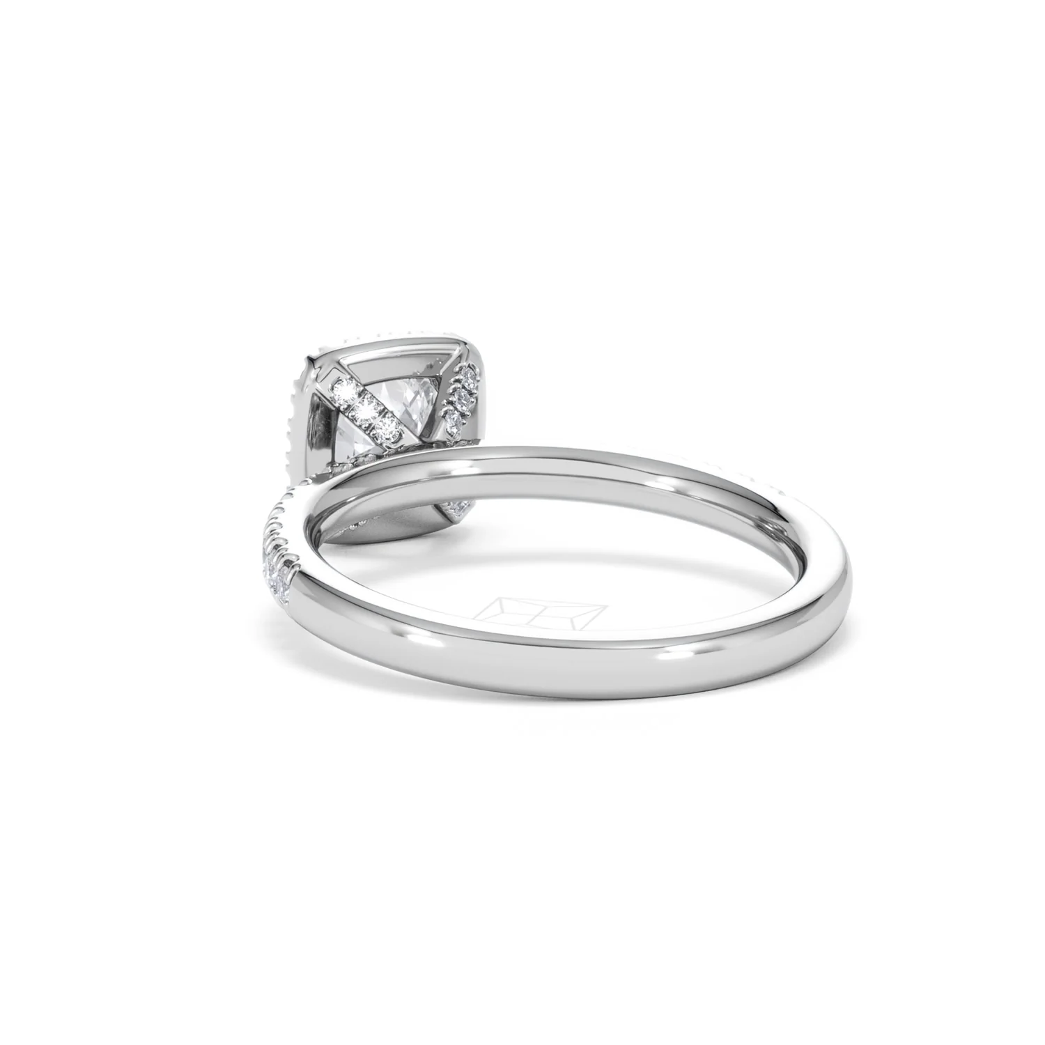 Beatrice GIA Diamond Halo Engagement Ring in Platinum 1.25ct G/SI2 - Image 54