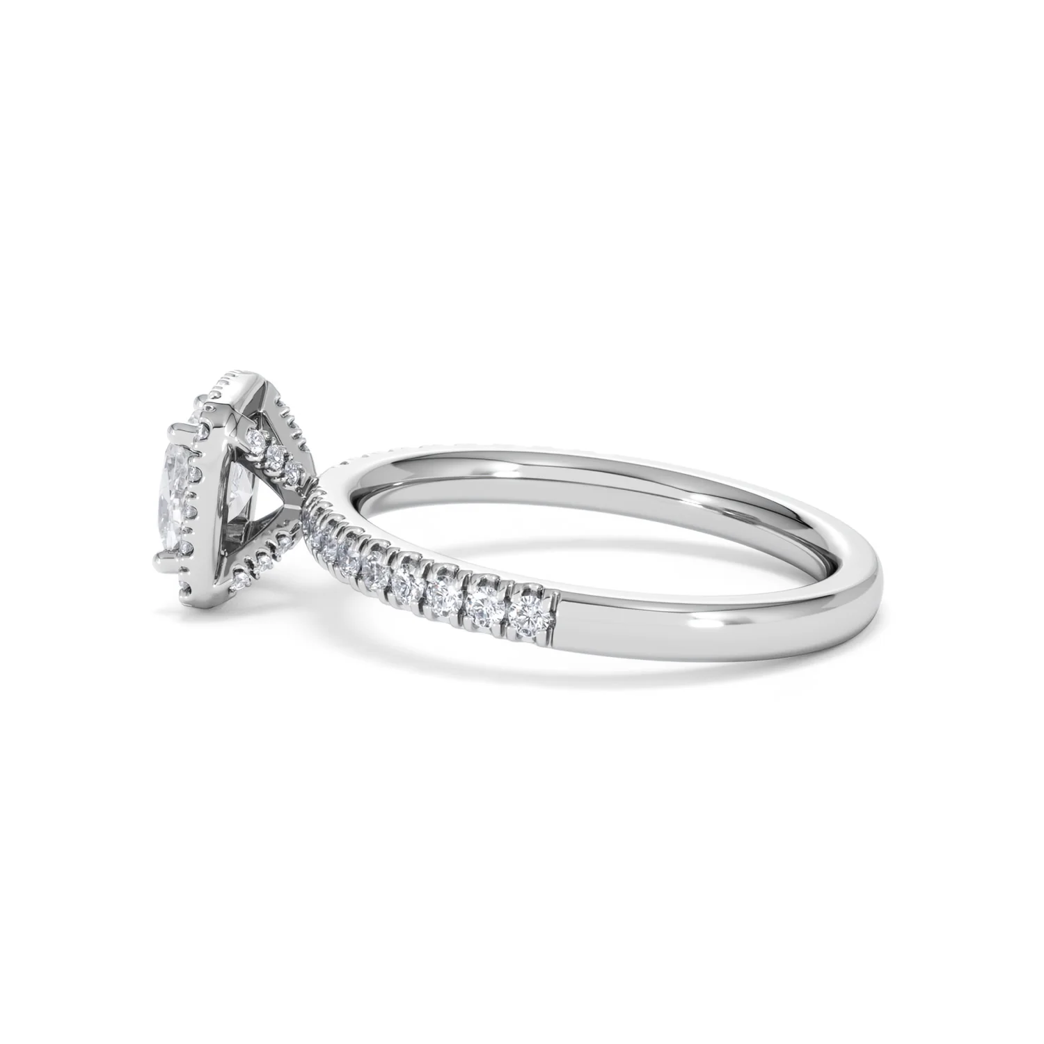 Beatrice GIA Diamond Halo Engagement Ring in Platinum 1.25ct G/SI2 - Image 66