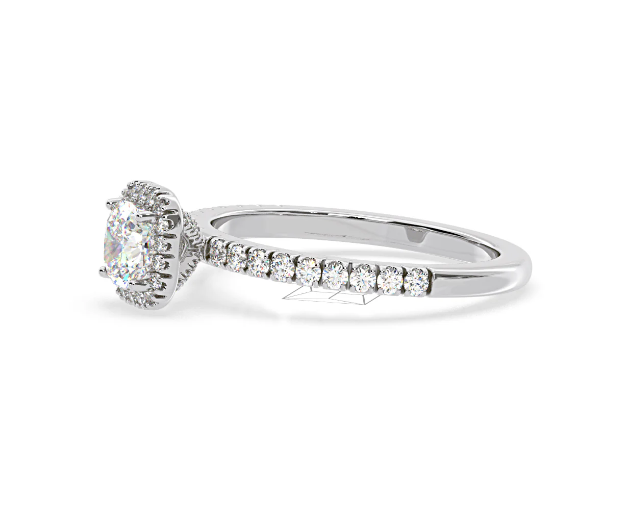 Beatrice GIA Diamond Halo Engagement Ring in Platinum 1.25ct G/VS2 - Image 102
