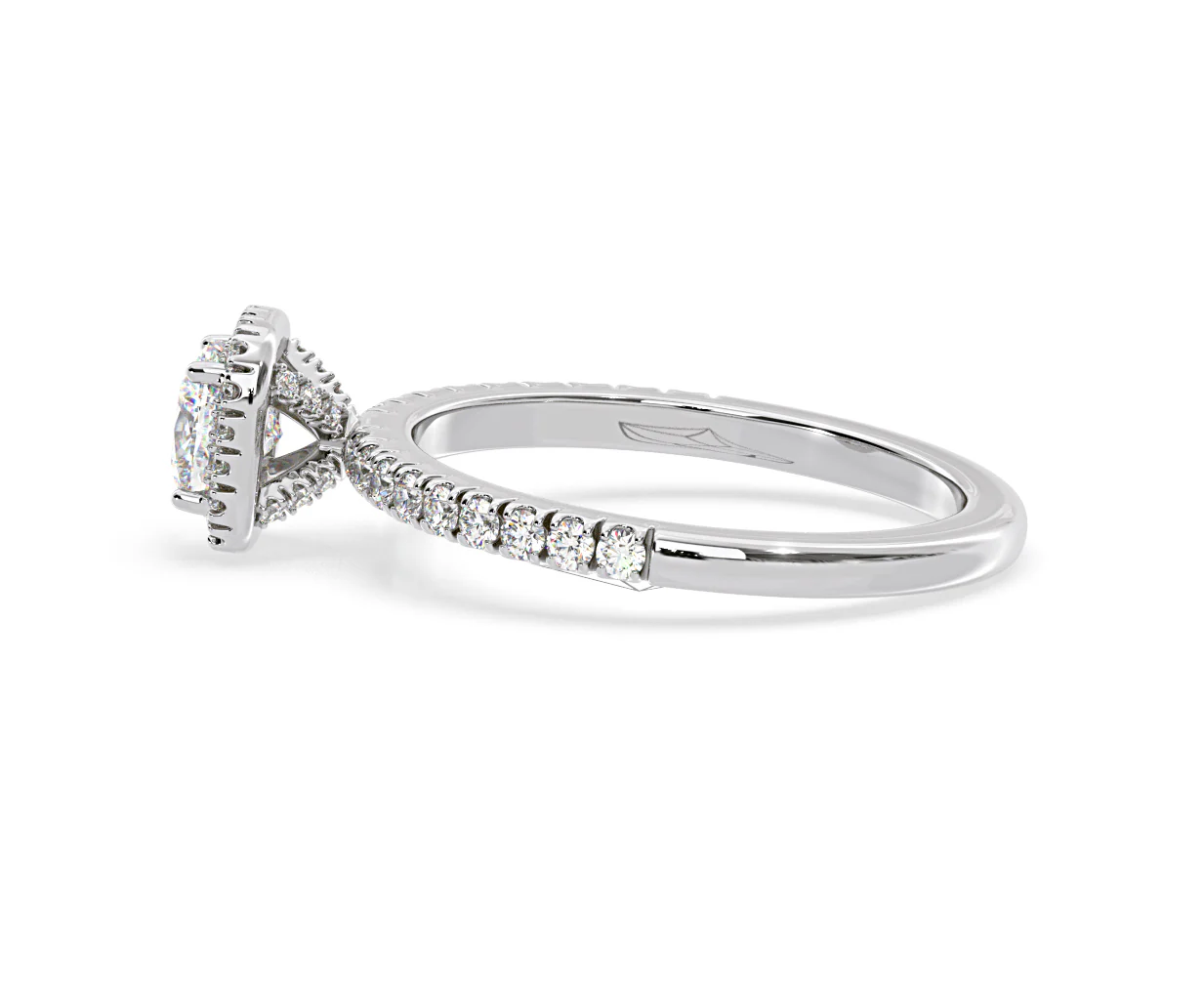 Beatrice GIA Diamond Halo Engagement Ring in Platinum 1.25ct G/VS2 - Image 109