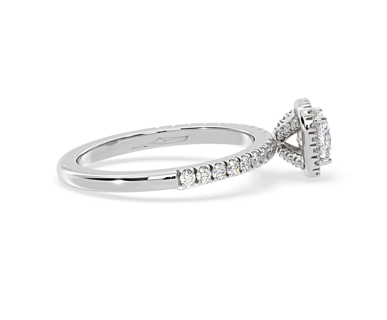 Beatrice GIA Diamond Halo Engagement Ring in Platinum 1.25ct G/VS2 - Image 146