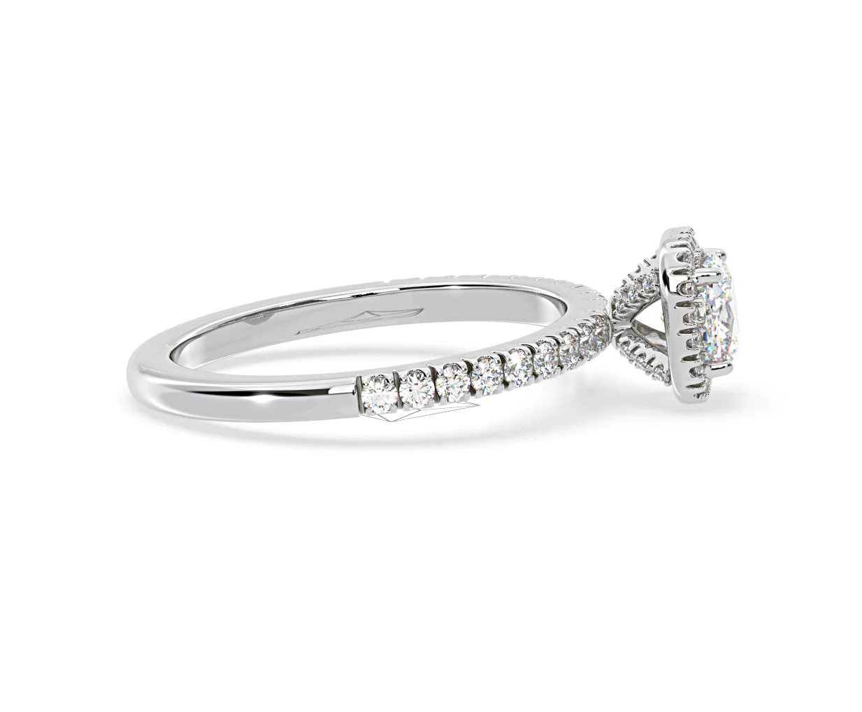 Beatrice GIA Diamond Halo Engagement Ring in Platinum 1.25ct G/VS2 - Image 148