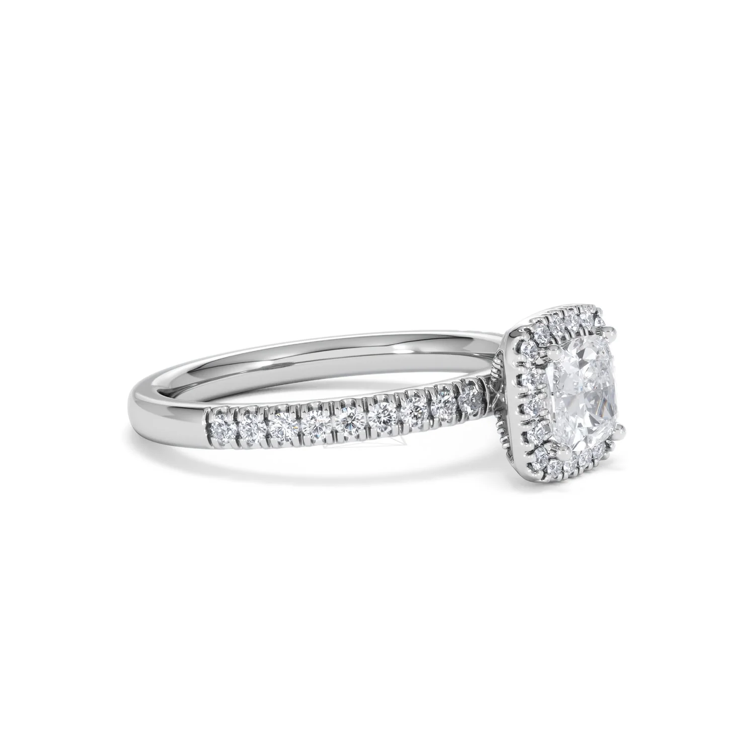 Beatrice GIA Diamond Halo Engagement Ring in Platinum 1.25ct G/VS2 - Image 20