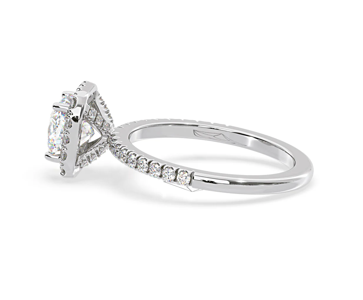 Beatrice GIA Diamond Halo Engagement Ring in Platinum 1.65ct G/VS2 - Image 110