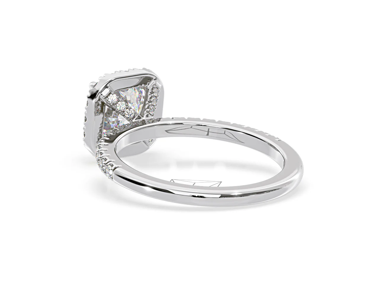 Beatrice GIA Diamond Halo Engagement Ring in Platinum 1.65ct G/VS2 - Image 120
