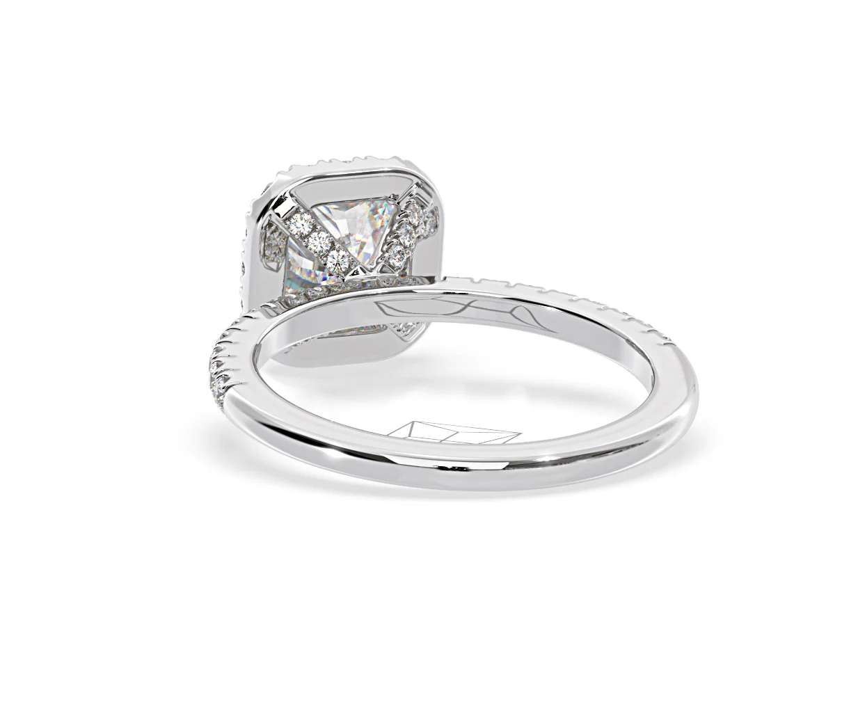 Beatrice GIA Diamond Halo Engagement Ring in Platinum 1.65ct G/VS2 - Image 123