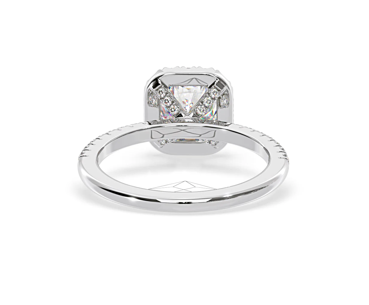 Beatrice GIA Diamond Halo Engagement Ring in Platinum 1.65ct G/VS2 - Image 128