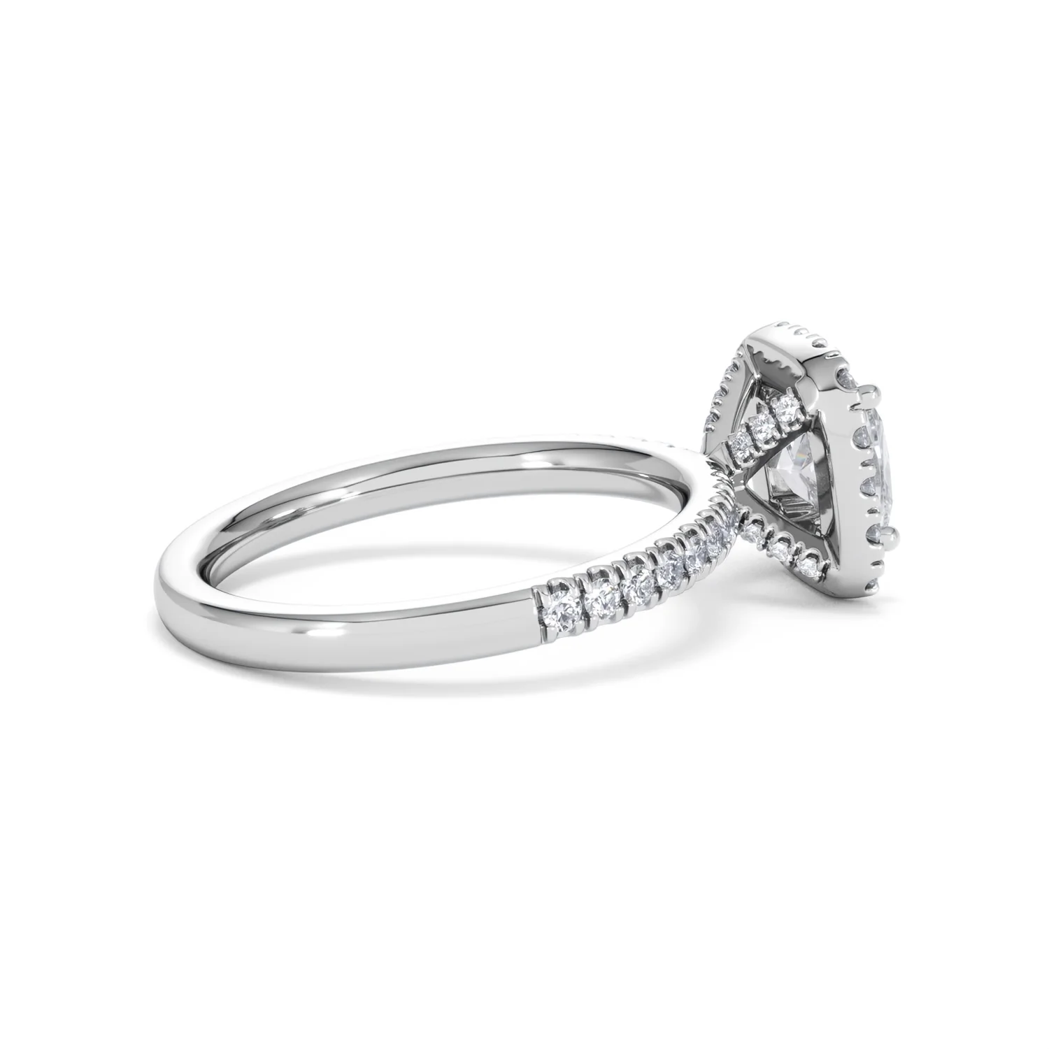 Beatrice GIA Diamond Halo Engagement Ring in Platinum 1.65ct G/VS2 - Image 32