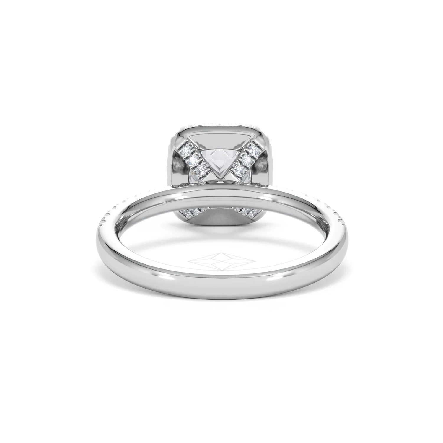 Beatrice GIA Diamond Halo Engagement Ring in Platinum 1.65ct G/VS2 - Image 48