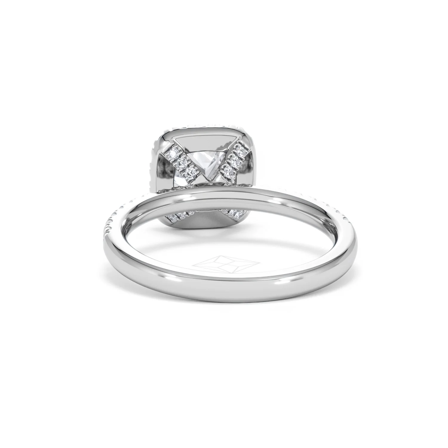 Beatrice GIA Diamond Halo Engagement Ring in Platinum 1.65ct G/VS2 - Image 50
