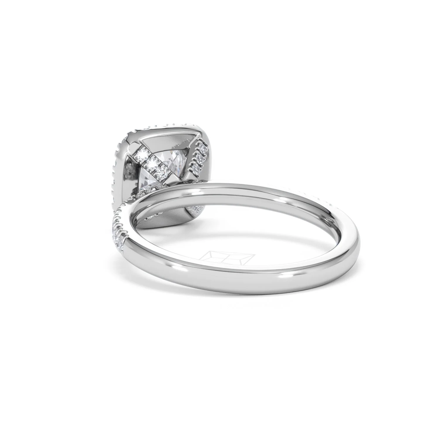 Beatrice GIA Diamond Halo Engagement Ring in Platinum 1.65ct G/VS2 - Image 54