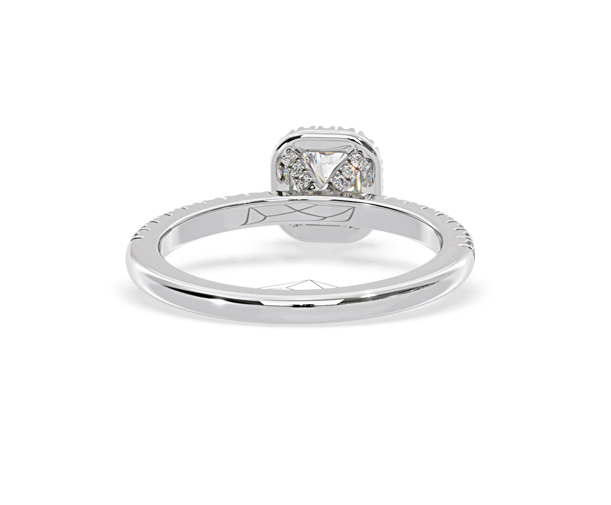 Beatrice Diamond Halo Engagement Ring in Platinum 1ct G/VS1 - Image 48