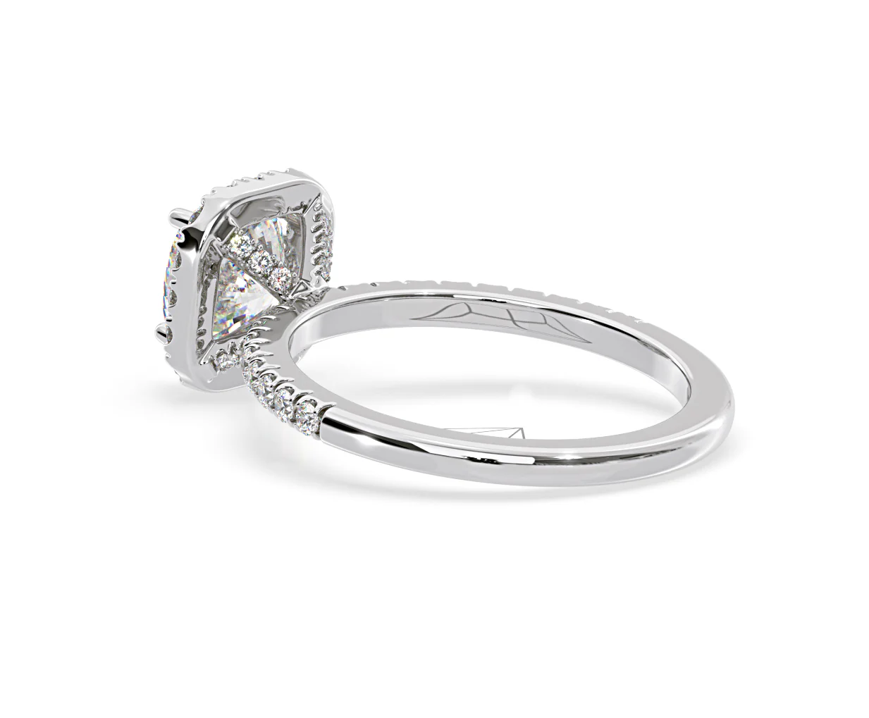 Beatrice Lab Diamond Halo Engagement Ring in Platinum 1.65ct F/VS1 - Image 117