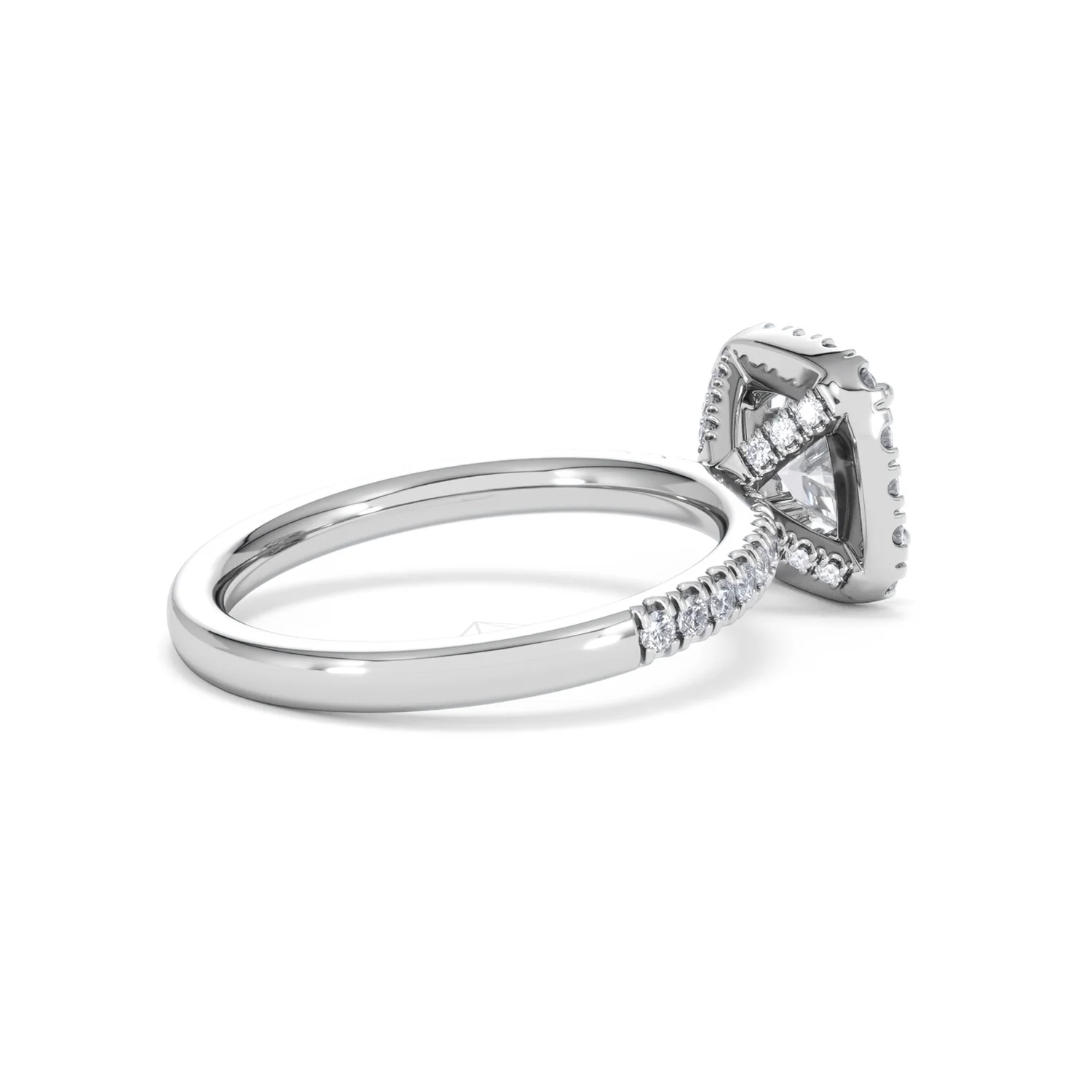 Beatrice Lab Diamond Halo Engagement Ring in Platinum 1.65ct F/VS1 - Image 35