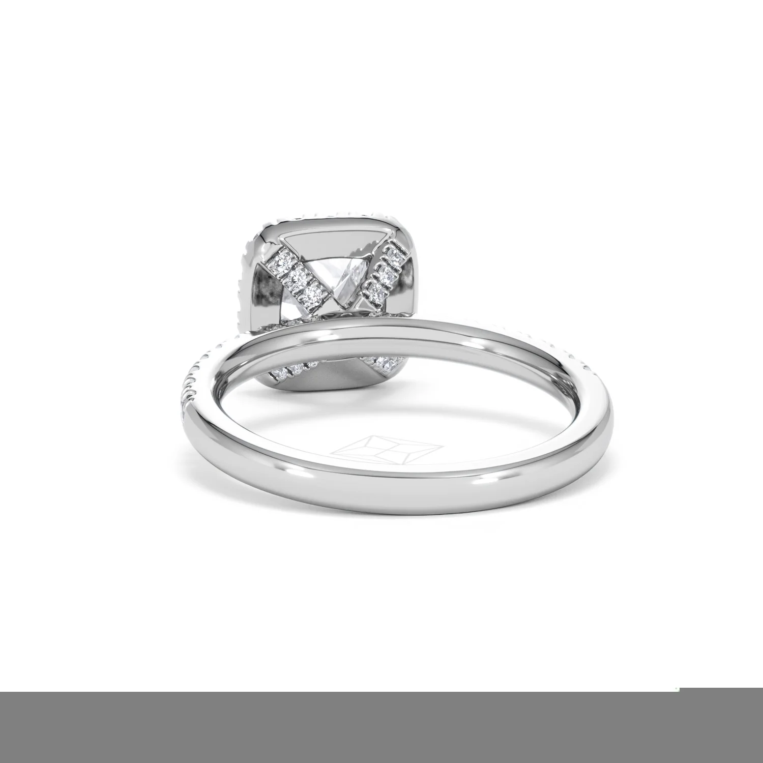 Beatrice Lab Diamond Halo Engagement Ring in Platinum 1.65ct F/VS1 - Image 51