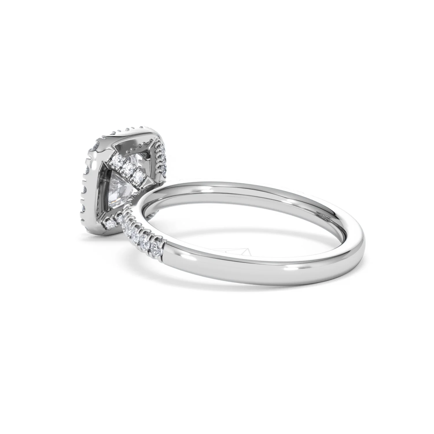 Beatrice Lab Diamond Halo Engagement Ring in Platinum 1.65ct F/VS1 - Image 59