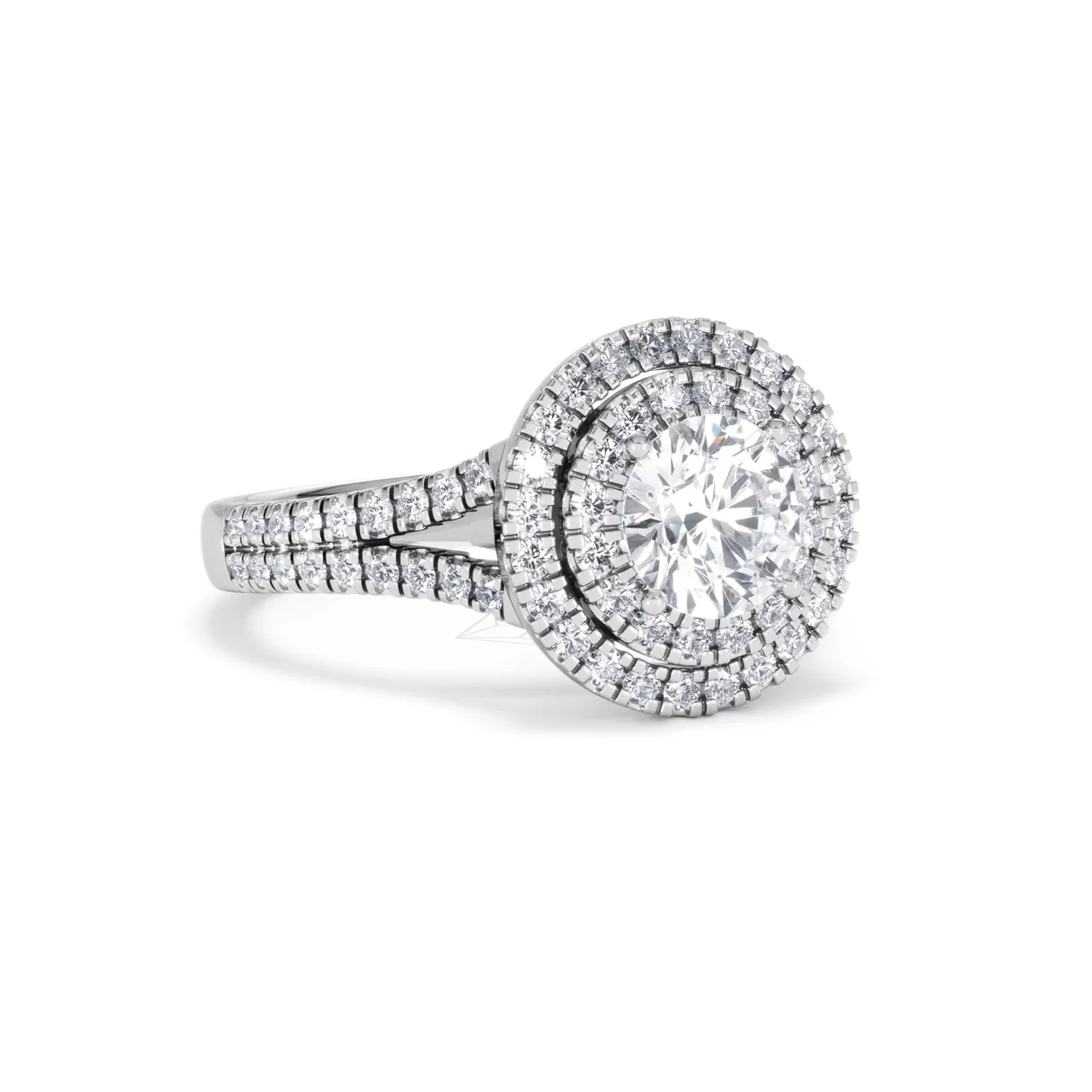 Camilla GIA Diamond Halo Engagement Ring 18K White Gold 2.15ct G/VS1 - Image 12