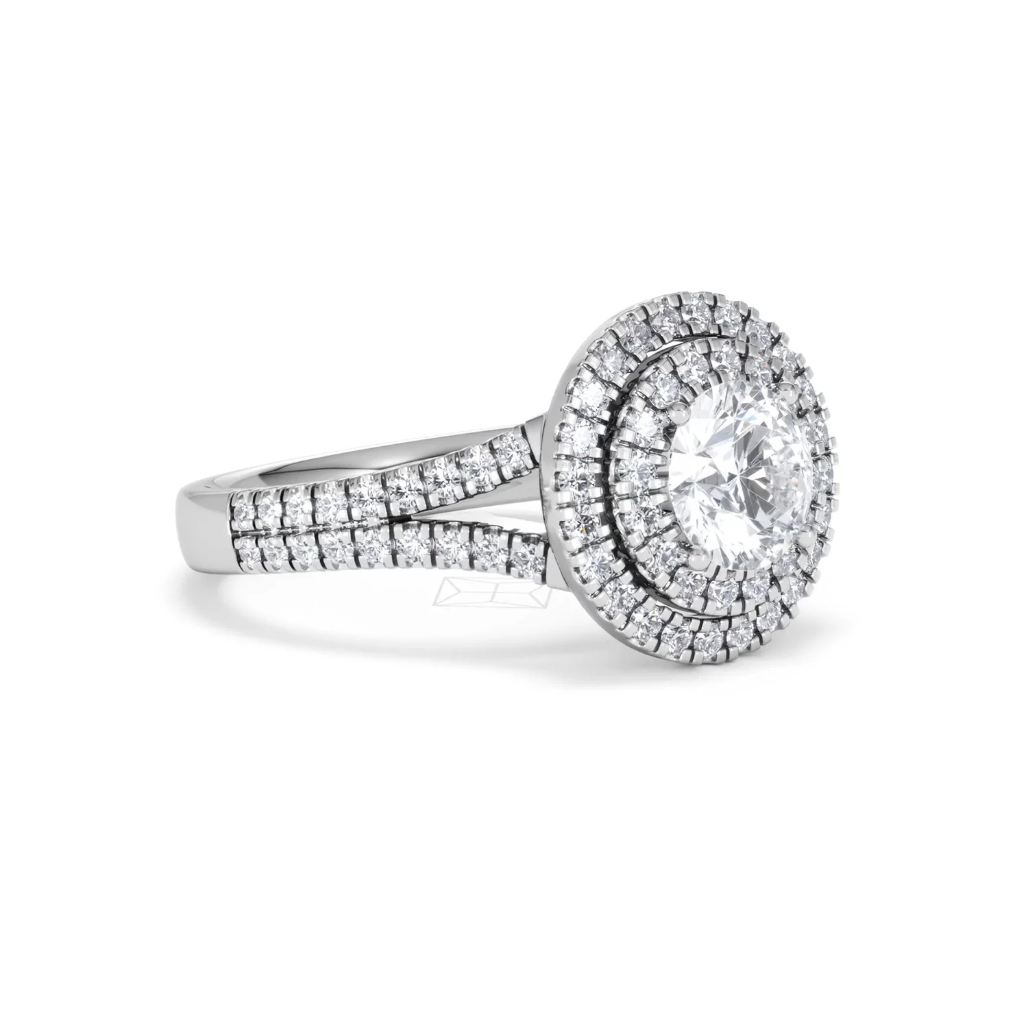 Camilla GIA Diamond Halo Engagement Ring 18K White Gold 2.15ct G/VS1 - Image 15
