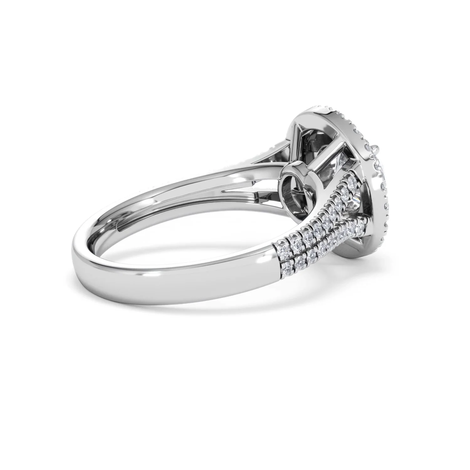 Camilla GIA Diamond Halo Engagement Ring 18K White Gold 2.15ct G/VS1 - Image 33