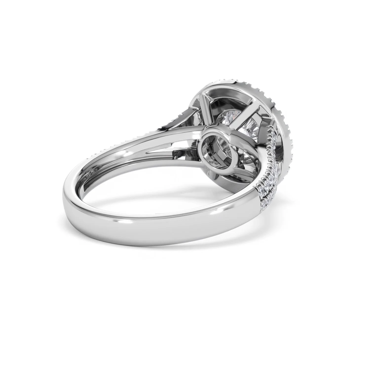 Camilla GIA Diamond Halo Engagement Ring 18K White Gold 2.15ct G/VS1 - Image 38