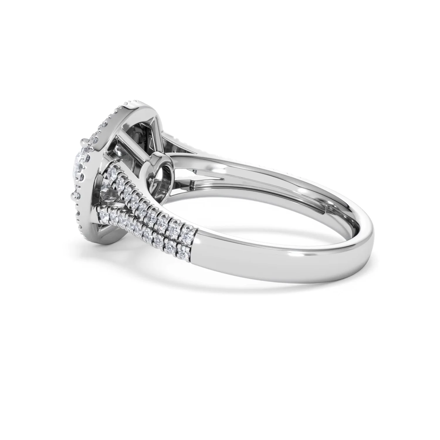 Camilla GIA Diamond Halo Engagement Ring 18K White Gold 2.15ct G/VS1 - Image 60