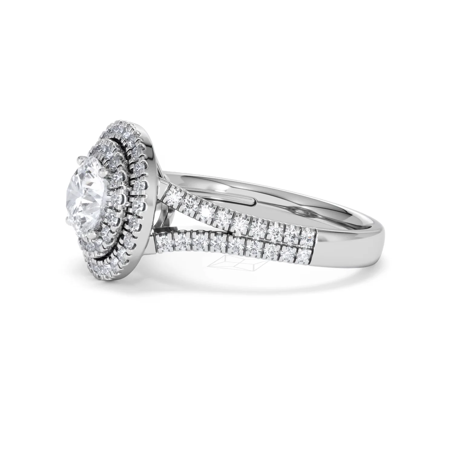 Camilla GIA Diamond Halo Engagement Ring 18K White Gold 2.15ct G/VS1 - Image 71