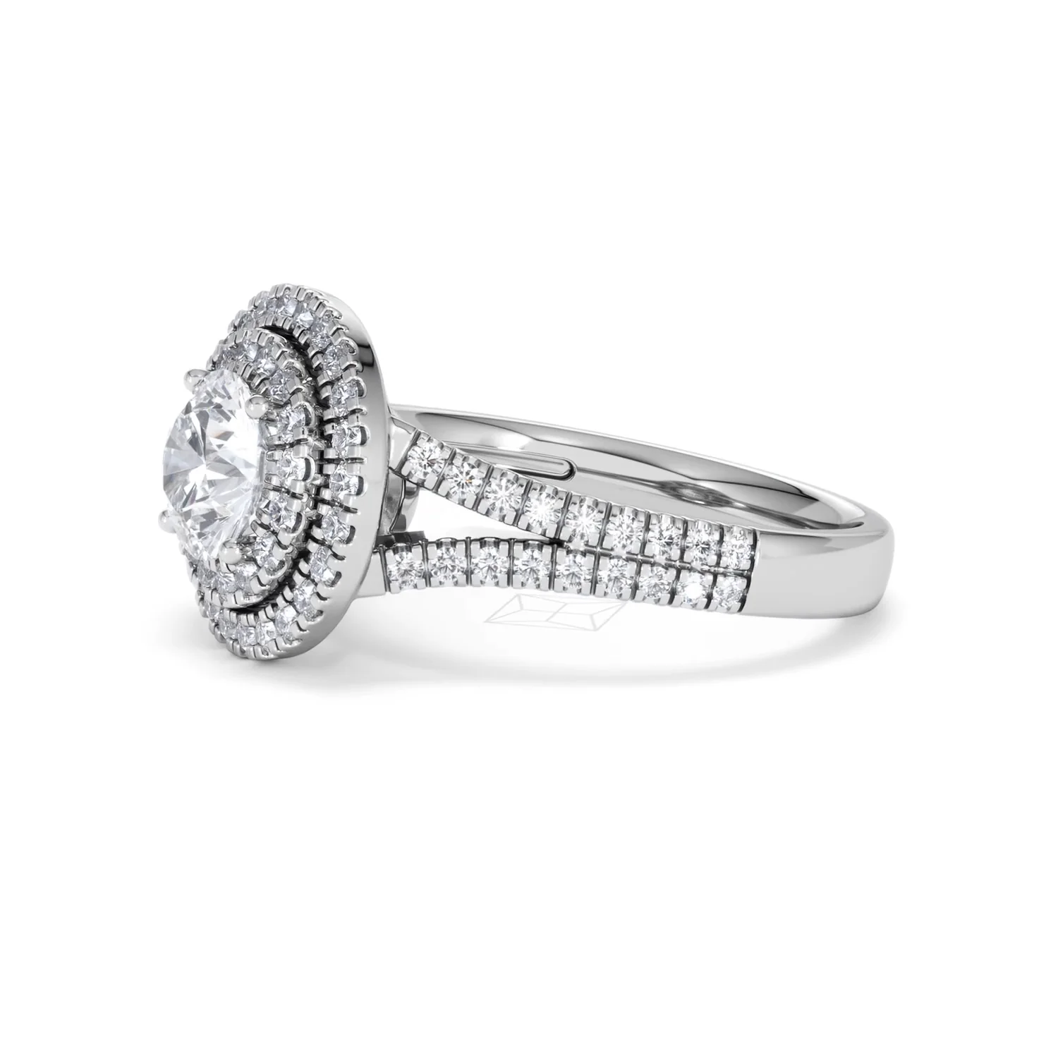 Camilla GIA Diamond Halo Engagement Ring 18K White Gold 2.15ct G/VS1 - Image 72
