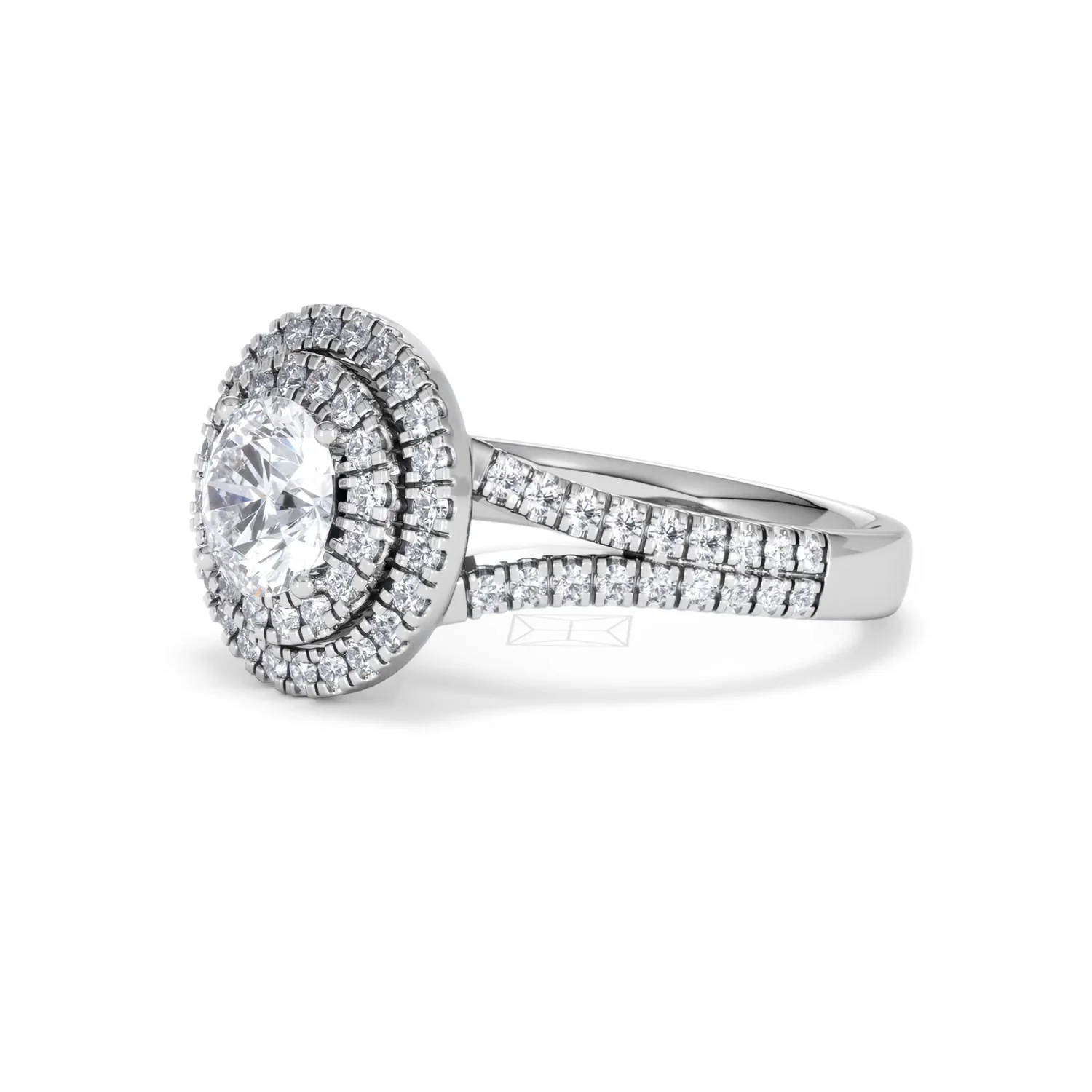 Camilla GIA Diamond Halo Engagement Ring 18K White Gold 2.15ct G/VS1 - Image 75