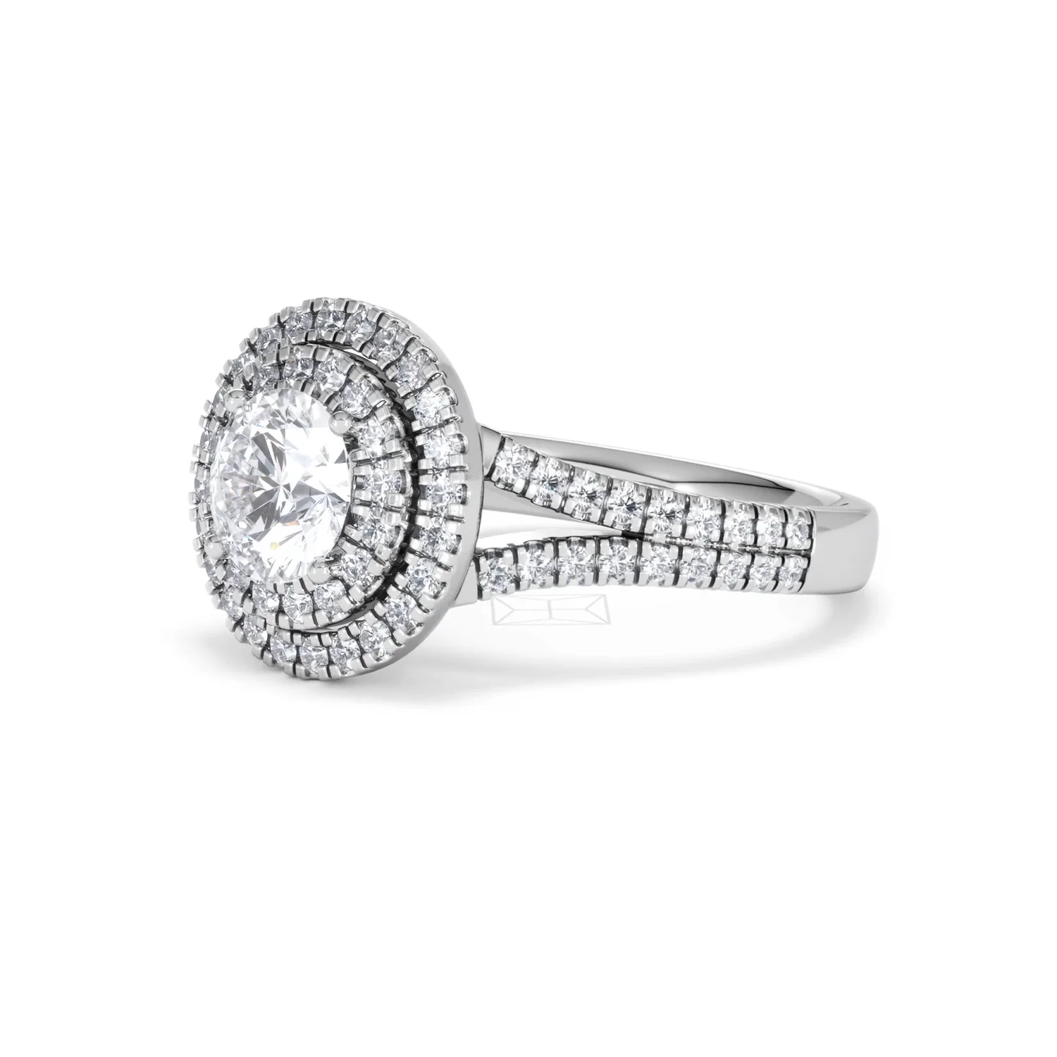 Camilla GIA Diamond Halo Engagement Ring 18K White Gold 2.15ct G/VS1 - Image 76