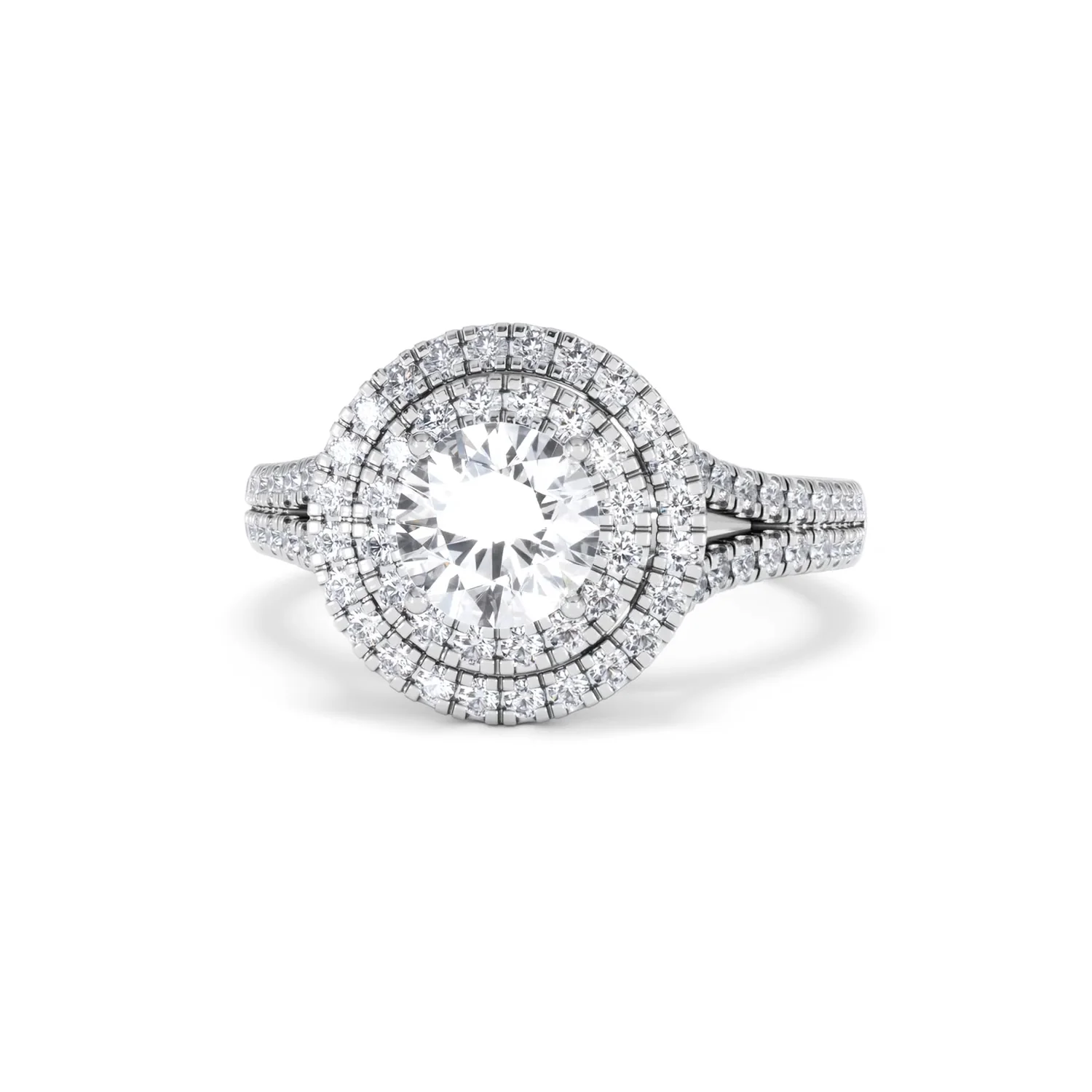 Camilla GIA Diamond Halo Engagement Ring 18K White Gold 2.15ct G/VS1 - Image 84