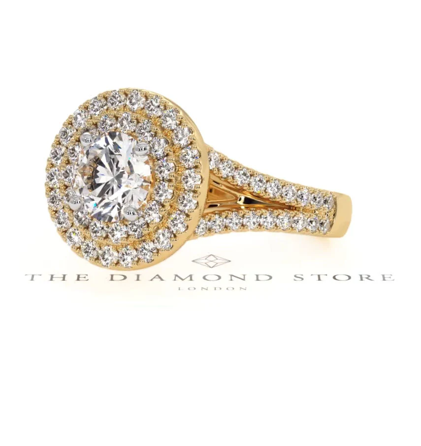 Camilla GIA Diamond Halo Engagement Ring in 18K Gold 1.65ct G/VS2 - Image 161