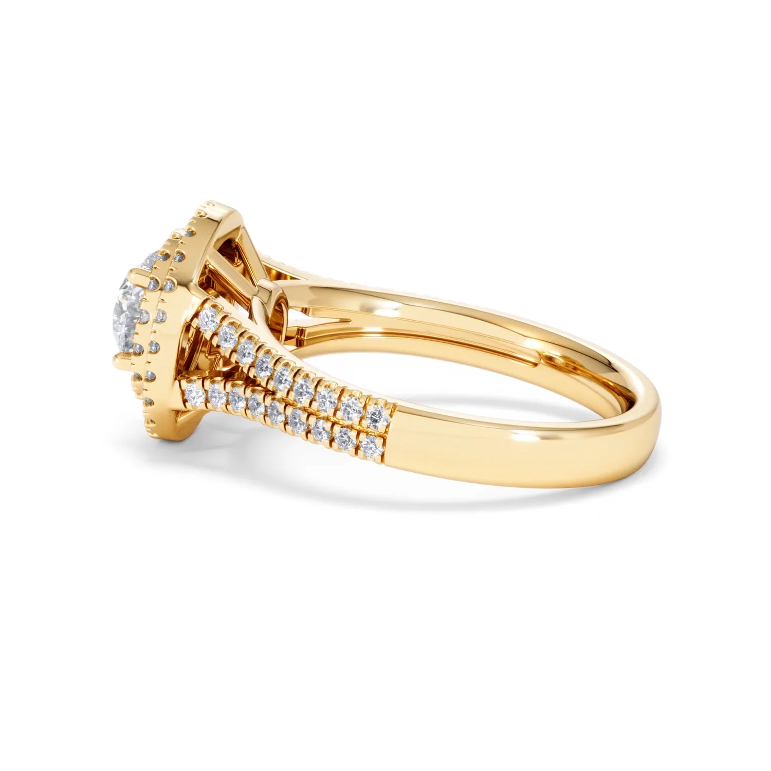 Camilla GIA Diamond Halo Engagement Ring in 18K Gold 1.65ct G/VS2 - Image 65