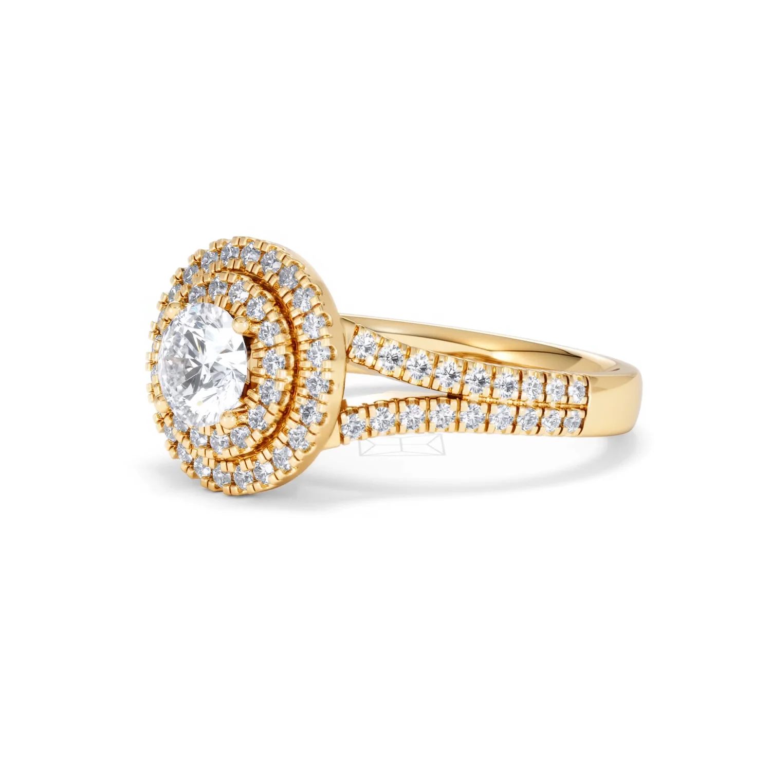 Camilla GIA Diamond Halo Engagement Ring in 18K Gold 1.65ct G/VS2 - Image 78